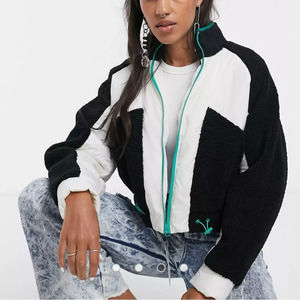 Reclaimed Vintage Black and White Bomber Jacket